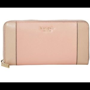 Kate Spade♠️ Spencer Zip-around Continental Wallet